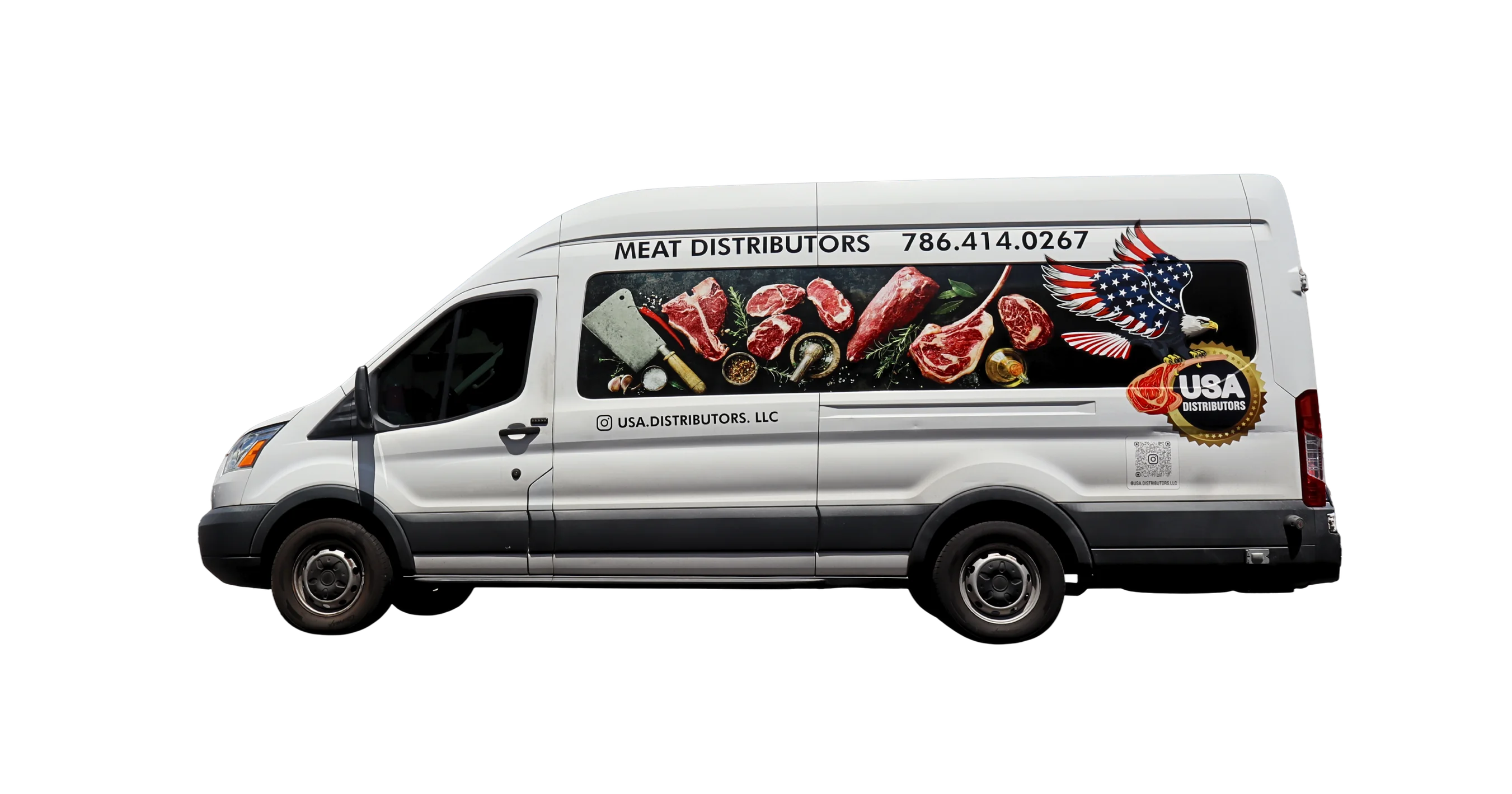 Van refrigerada de reparto de USA Distributors