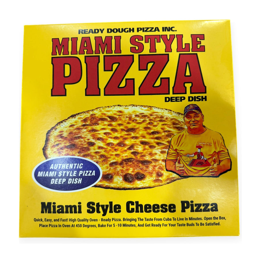 Ready Dough Miami Style Cheese Pizza Deep Dish 13 oz