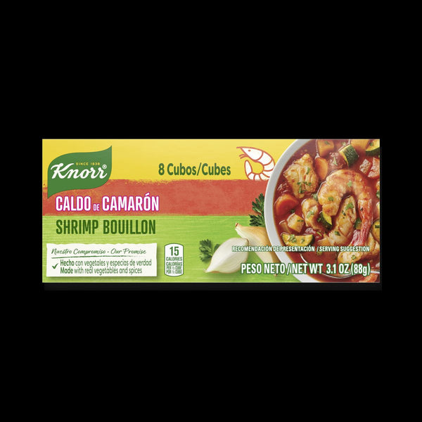 Knorr Caldo de Camarón 8 cubos 3.1 oz