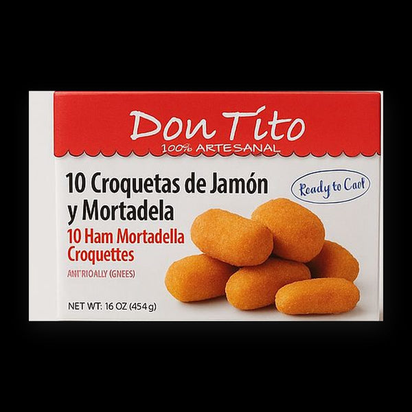 Don Tito Croquetas de Jamón y Mortadella (10 u., 16 oz)