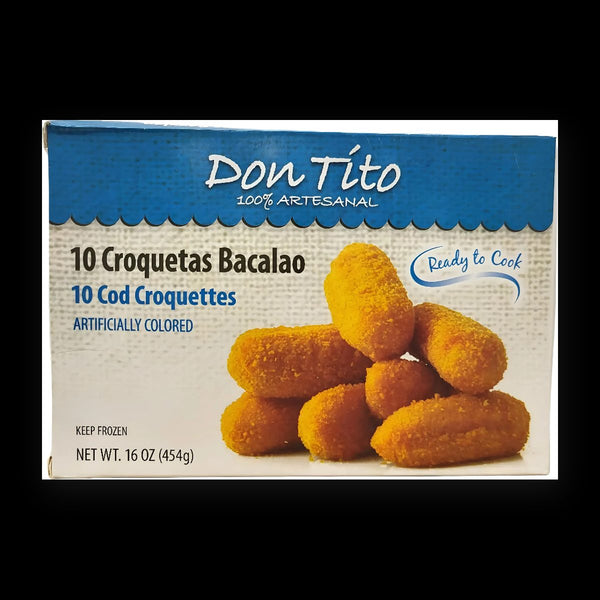 Don Tito Croquetas de Bacalao (10 u., 16 oz)