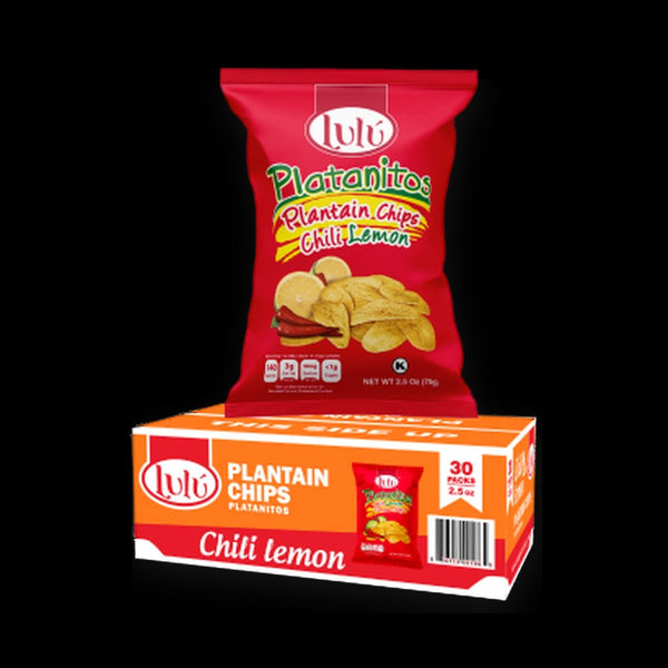 Lulu Platanitos Chile Limón 2.5 oz