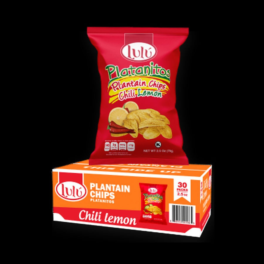 Lulu Platanitos Chile Limón 2.5 oz